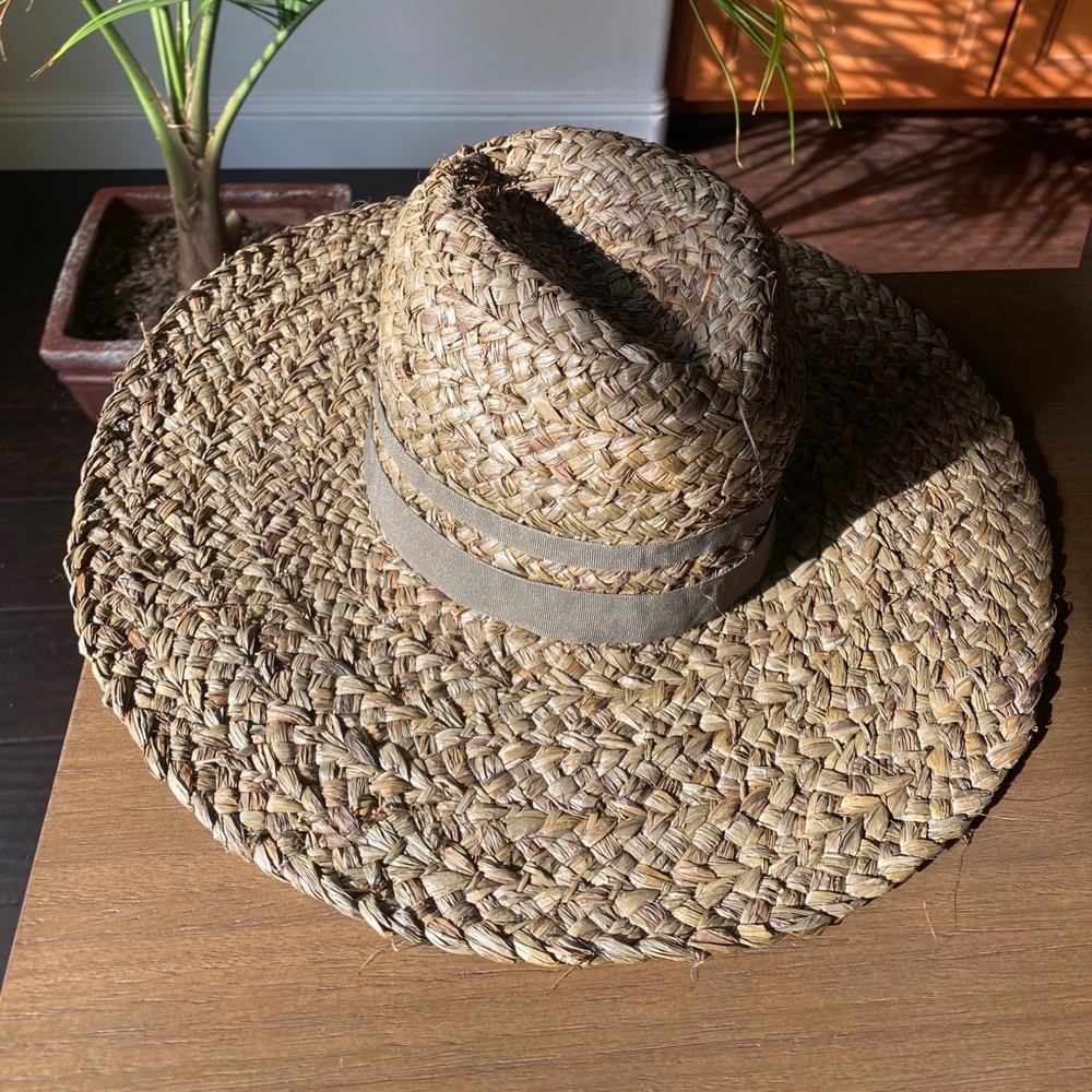Summer Olive Green Straw Hat